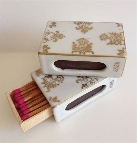 porcelain matchbox